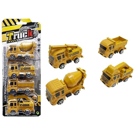 RAMA Public Works Set With 4 Vehicles 12.2x31x3.5 cm truck