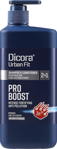 Shampoo für geschwächtes Haar - Dicora Urban Fit Shampoo Pro Boost 400 ml