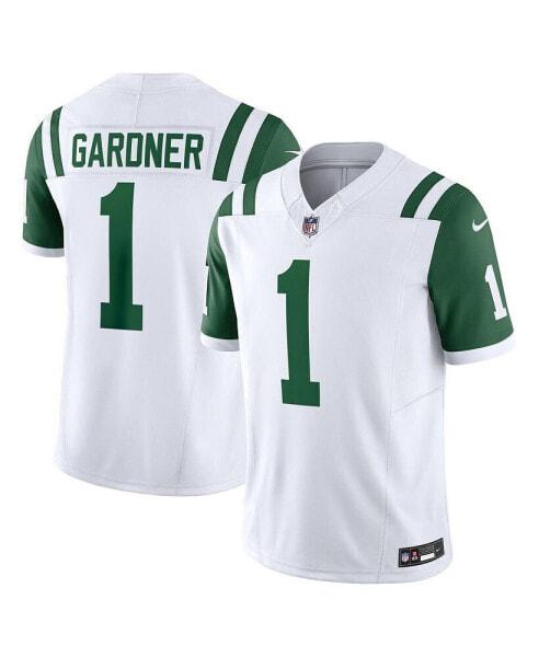 Men's Ahmad Sauce Gardner White New York Jets Classic Alternate Vapor F.U.S.E. Limited Jersey