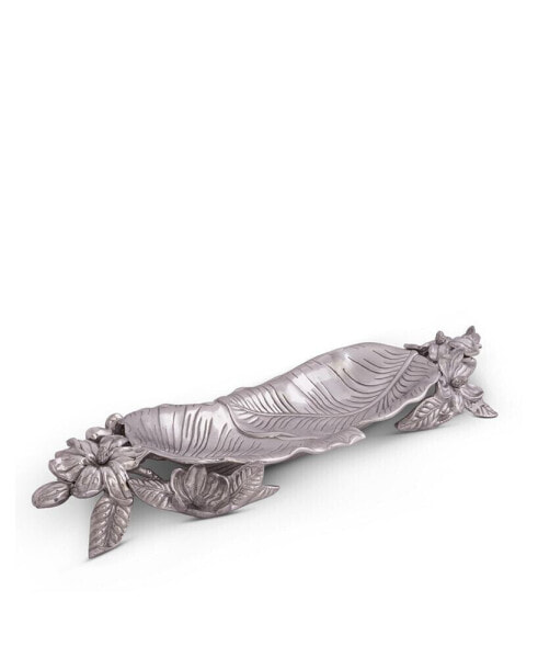 Designs Aluminum Magnolia Flower Centerpiece Tray