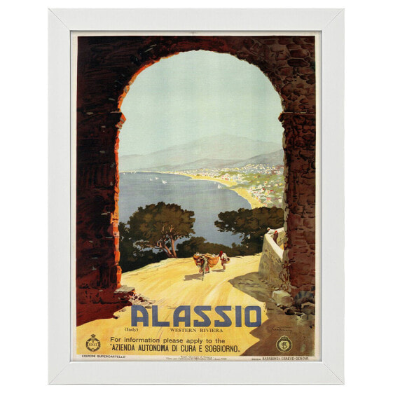 Bilderrahmen Poster Alassio