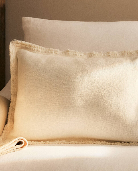 Linen cushion cover