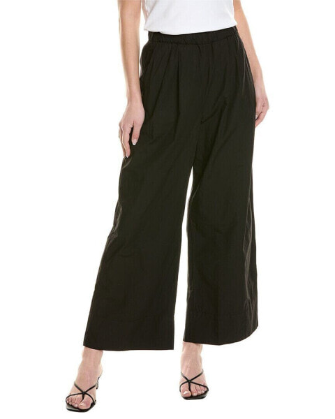 Stateside Structured Poplin Wide Leg Pant Women's Black Xs