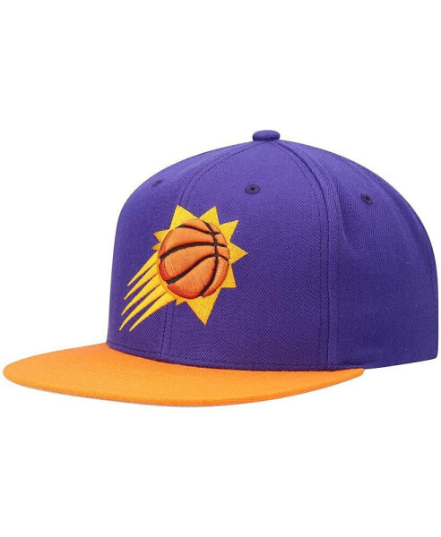 Men's Purple and Orange Phoenix Suns Team Two-Tone 2.0 Snapback Hat