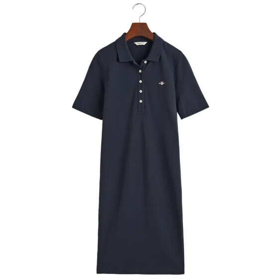 GANT Slim Shield Pique Short Sleeve Dress