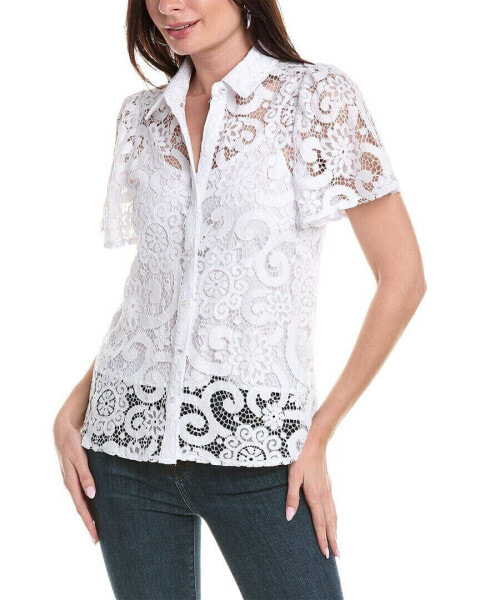 Nanette Nanette Lepore Shirt Women's White M