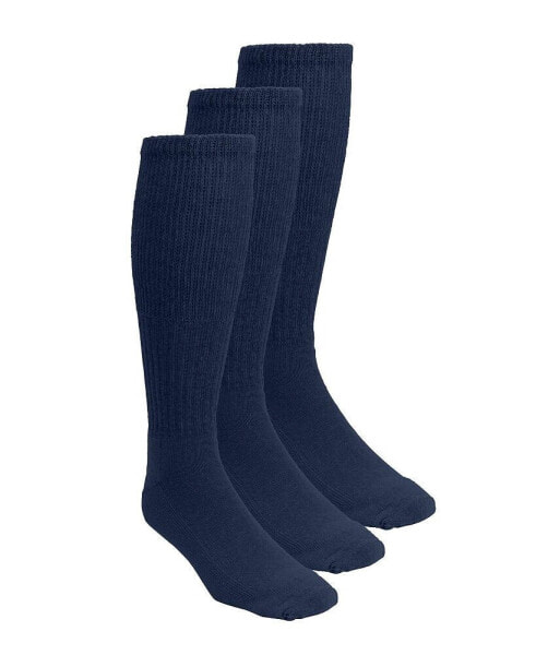 Big & Tall Diabetic Over-The-Calf Extra Wide Socks 3-Pack