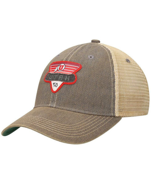 Men's Gray Utah Utes Legacy Point Old Favorite Trucker Snapback Hat