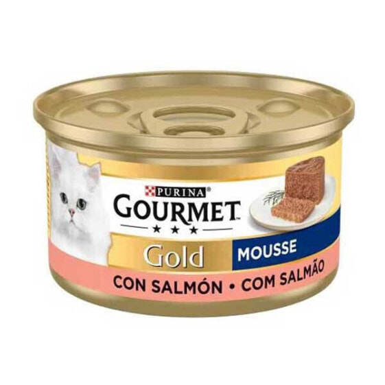 PURINA Gourmet Gold Mousse Salmon 24x85g Cat Food