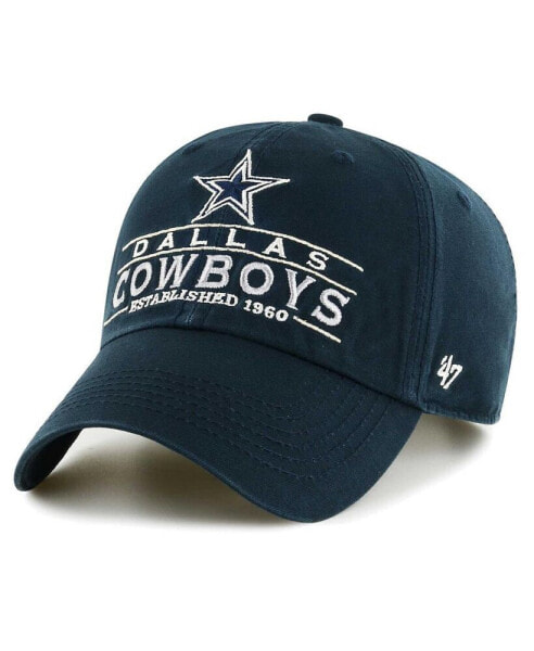 Men's Navy Dallas Cowboys Vernon Clean Up Adjustable Hat