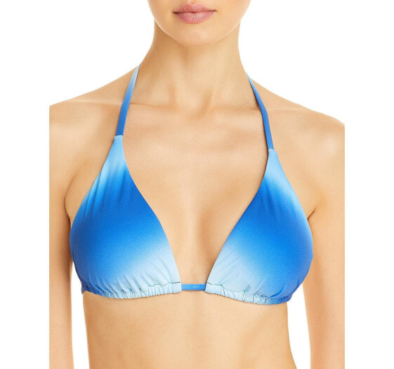 Aqua Swim 285731 Ombre Triangle Bikini Top Swimwear, Size Small