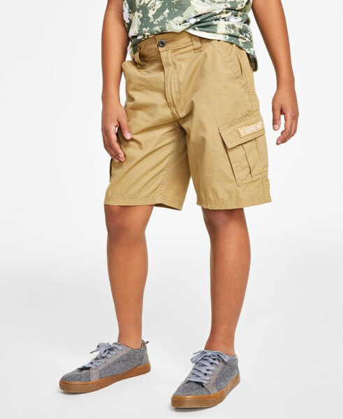 Big Boys Adjustable Waistband Cargo Pocket Shorts