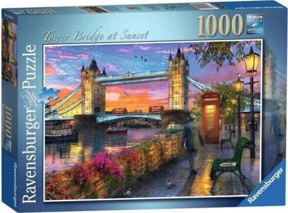 Ravensburger Puzzle 1000 Tower Bridge o zachodzie słońca