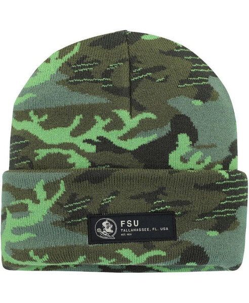 Men's Camo Florida State Seminoles Veterans Day Cuffed Knit Hat