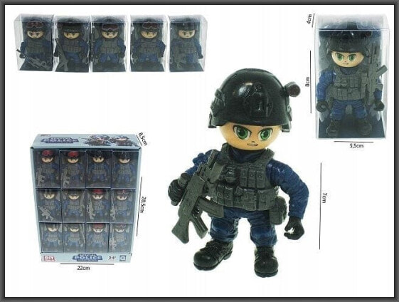 Figurka Hipo Figurka policjanta 8cm HFM01 43327