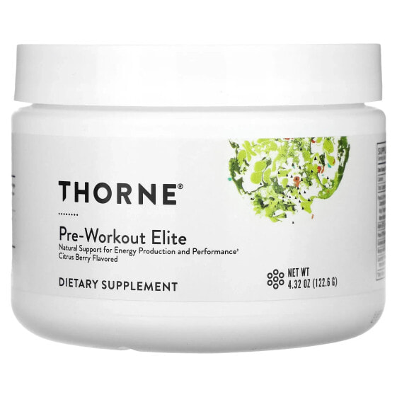 Pre-Workout Elite, Citrus Berry, 4.32 oz (122.6 g)