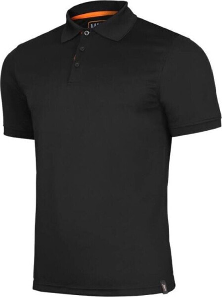 Magnum KOSZULKA MAGNUM POLO BLACK/BRIGHT MARIGOLD M