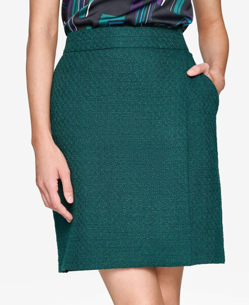 Women's Tweed Mini Skirt