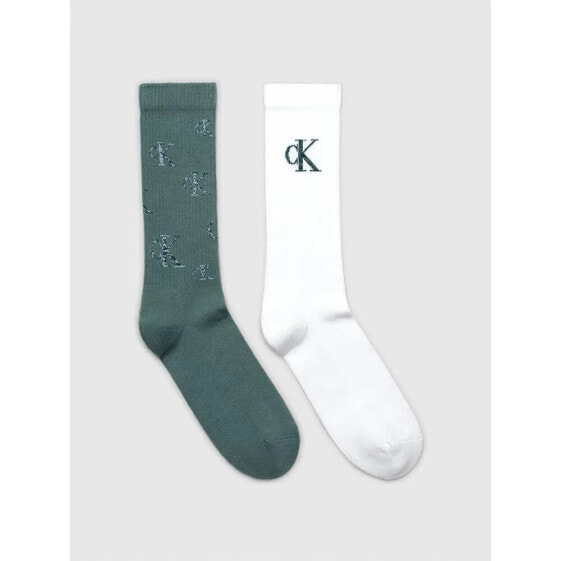 CALVIN KLEIN 701229456 crew socks 2 units