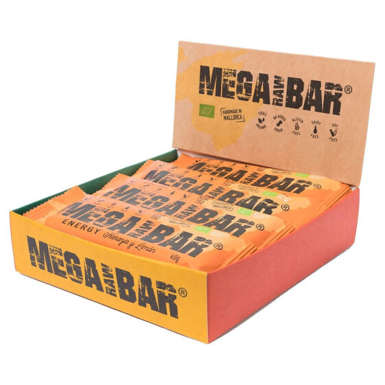 MEGARAWBAR Energy Bars Box 12 Units Orange