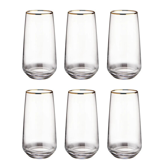 Longdrinkglas TOUCH OF GOLD (6er-Set)