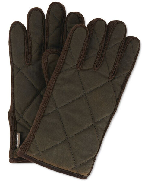 Men's Winterdale Quilted Waxed Cotton Gloves