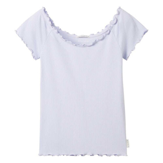 TOM TAILOR Carmen Rib short sleeve T-shirt