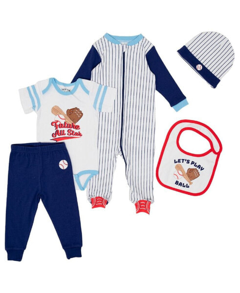 Baby Boys Baseball 5 Piece Set