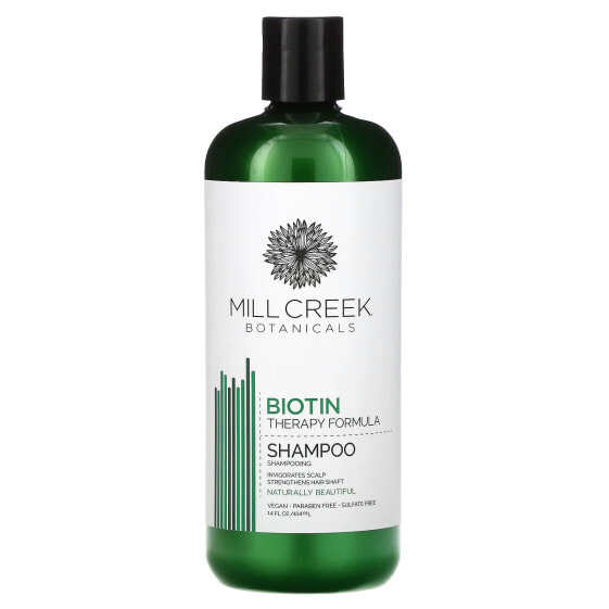 Mill Creek Botanicals, шампунь с биотином, лечебная формула, 414 мл (14 жидк. унций)