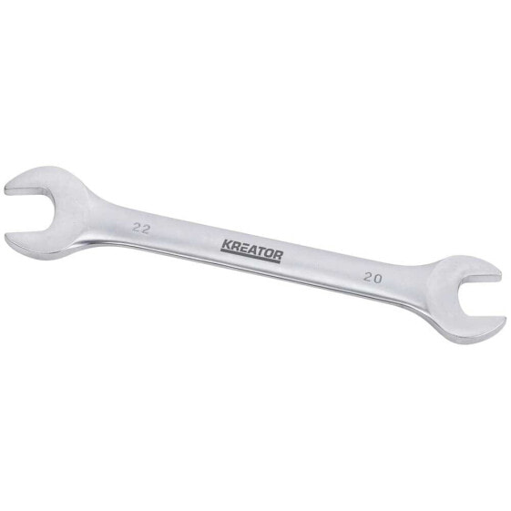 KREATOR 225 mm 20X22 mm Double Flat Wrench