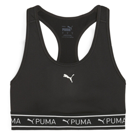 Puma 4Keeps Elastic Sports Bra Womens Black Casual 52531951