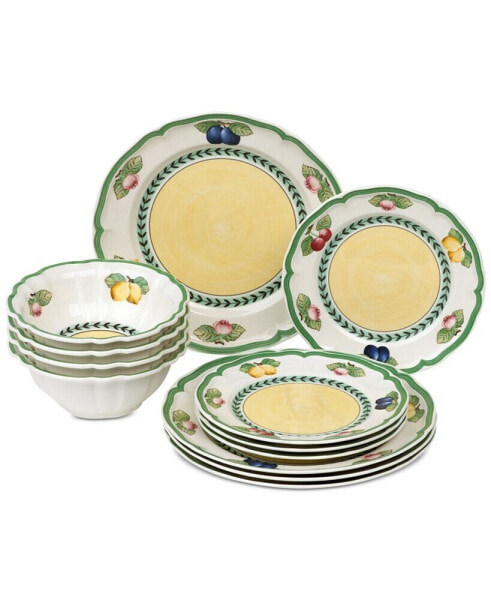 French Garden 12 Pc. Dinnerware Set, Service for 4, Created for Macy's