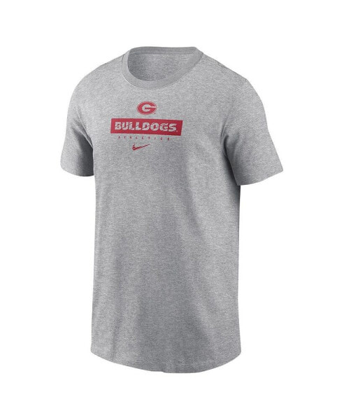 Preschool Gray Georgia Bulldogs Team Logo T-Shirt