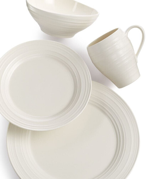 Dinnerware, Swirl Round 4 Piece Place Setting