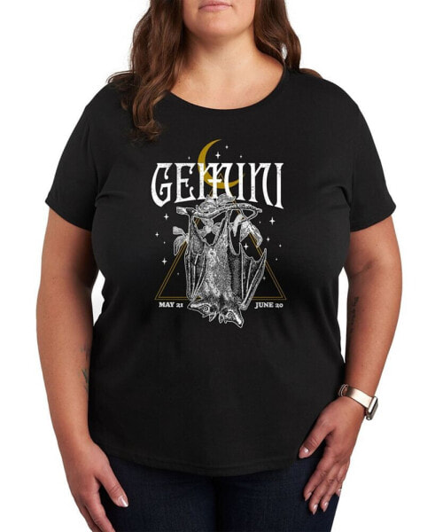 Gemini Bats Plus Size Graphic T-Shirt