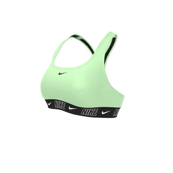 NIKE SWIM Racerback Fusion Logo Tape Bikini Top