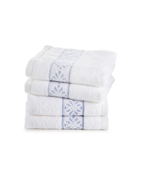 x Martex Allergen-Resistant Savoy 4 Pack Wash Towel Set