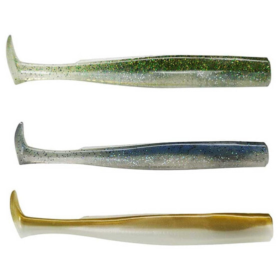 FIIISH Crazy Paddle Tail Soft Lure Replacement 4.5g 120 mm 3 units