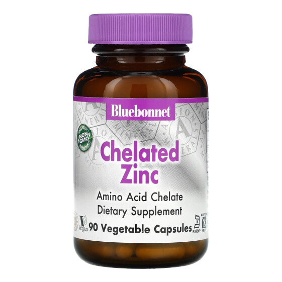 Chelated Zinc, 90 Vegetable Capsules