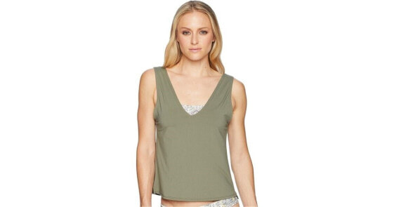 CARVE Designs 256900 Women's Cayman Tankini 2-in-1 Swimwear Olive Size X-Large