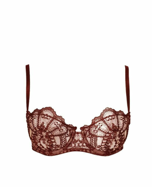 I.D. SARRIERI 270671 Desert Rose Embroidered Underwire Bra 32 C