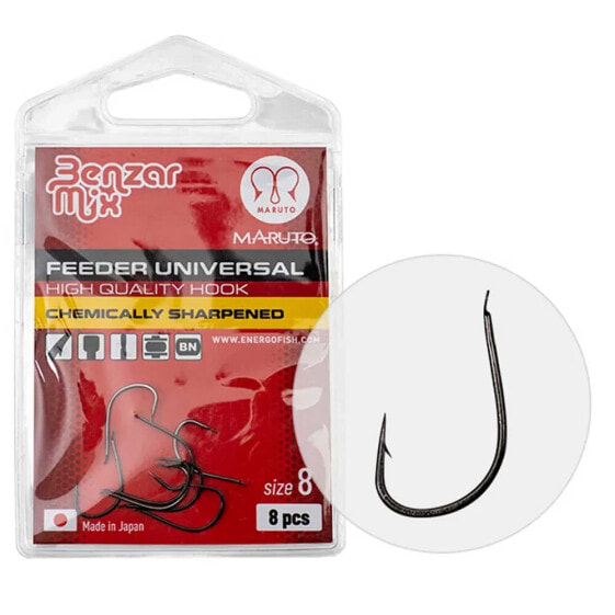 BENZAR MIX Feeder Universal Spaded Hook 8 units