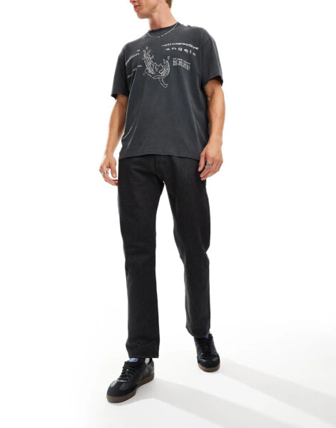 Levi's Skateboarding 501 straight fit jeans in black