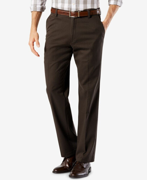 Men's Easy Straight Fit Khaki Stretch Pants