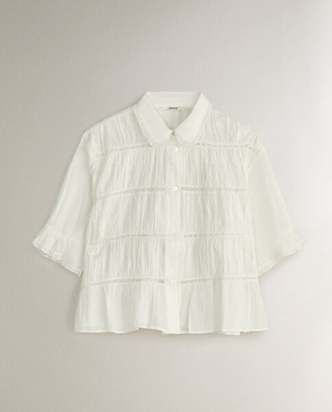 Pleated shirt