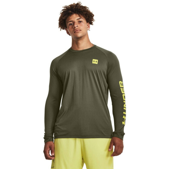 UNDER ARMOUR Tech Prt Fill long sleeve T-shirt