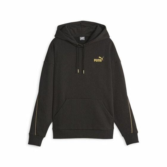 Толстовка с капюшоном женская Puma Ess+ Minimal Gold Чёрный