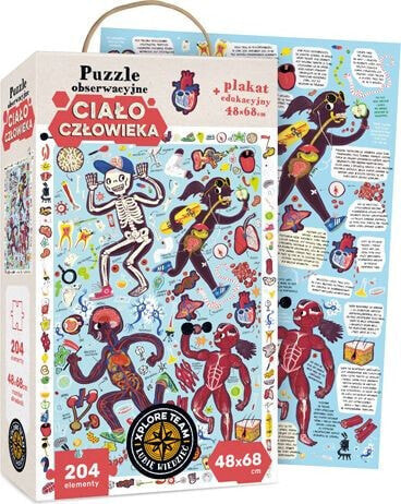 Czuczu Xplore Team Puzzle obserwacyjne Ciało człowieka