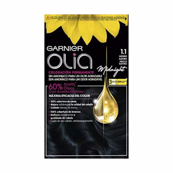 Постоянная краска Garnier Olia Без аммиака Nº 1,10 Black Sapphire