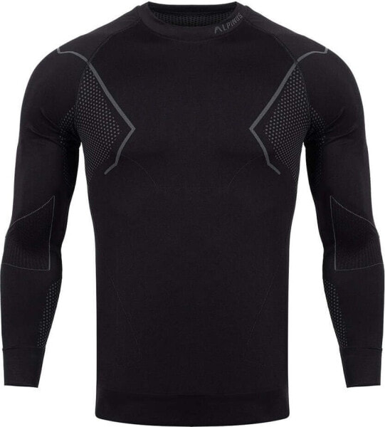 Alpinus Bluza termoaktywna męska Alpinus Active Base Layer czarno-szara GT43189 Alpinus XL